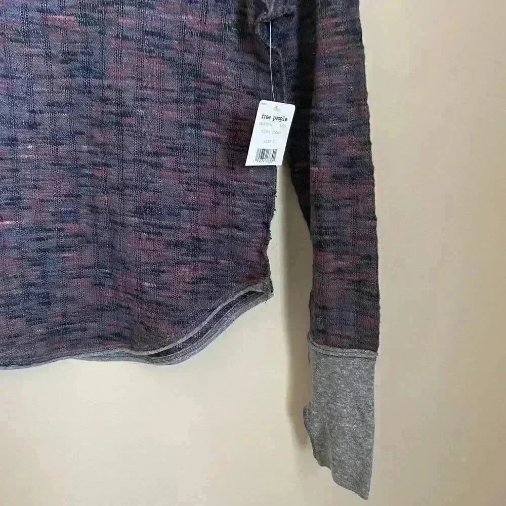Free People Space Out Long Sleeve‎ Knit Top Small